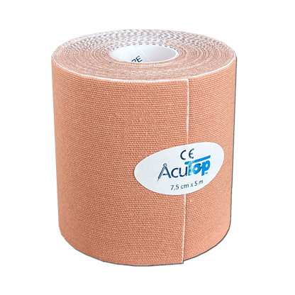 Acutop - Classic Kinesiologie Tape - 7.5cm x 5m - Beige | Intertaping.nl